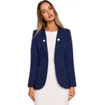 Moe M665 Frakční plášť - tmavě modrý