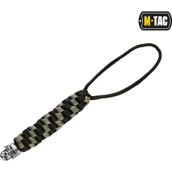 Šňůrka na nůž M-Tac Lanyard Helix Skull - černá-šedá