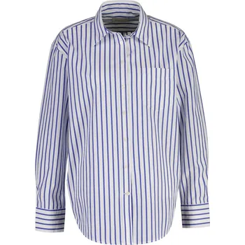 Dámská košile KOŠILE GANT REL CLASSIC POPLIN STRIPED SHIRT ROYAL BLUE