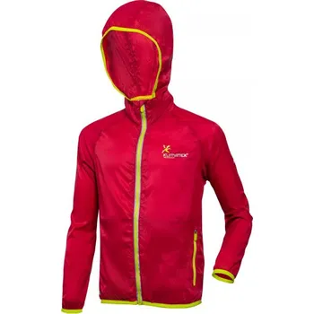 Chlapecká bunda Dětská sbalitelná větrovka Klimatex GULI 122 Červená, Žlutá, Stříbrná