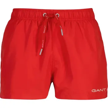 Pánské plavky PLAVKY GANT QUICK DRY LOGO SWIM SHORTS ROSE RED