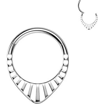 Piercing Šperky4U Piercing segment kruh TITAN - TIT1637-1208