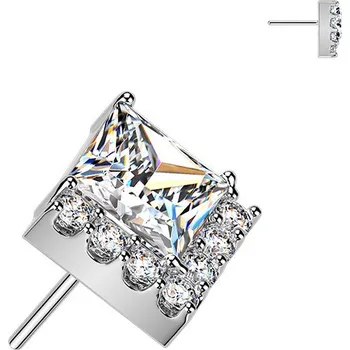 Piercing Šperky4U Ozdobná část k PUSH IN piercingu TITAN - TIT1649