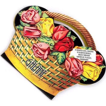 Jehly mapky košíček Galant, velké, nikl