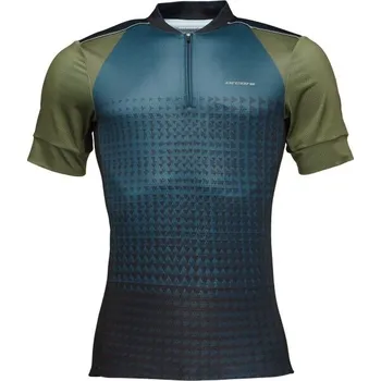 Cyklistické oblečení Pánský cyklistický dres Arcore LOEK S Tmavě modrá, Tmavě zelená, Černá