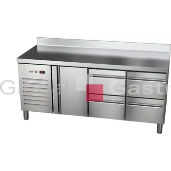 Stůl chladící ETP 7 180 14 HC GI agregát vlevo | Asber 6176704L