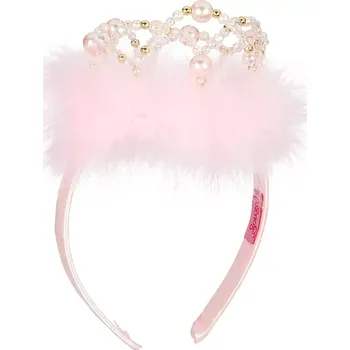 Čelenka Souza! čelenka Alexandra s korunkou, světle růžová