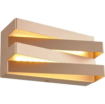 Nástěnné svítidlo ACA Lighting nástěnné svítidlo MILANO LED 12W 3000K 960lm zlatý kov 20x11x9cm V80LEDW20DG