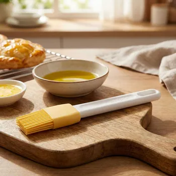 Mašlovačka Tescoma Delicia mini žlutá - silikonový kuchyňský kartáček