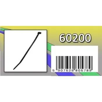 Stahovací páska ROMIX stahovací páska 2,5x100 černá 100ks