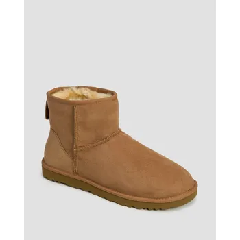 Pánská zimní obuv Hnědé Pánské Zateplené Boty Ugg Classic Mini 1002072-che