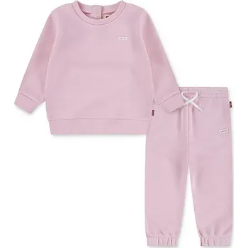 Kojenecká tepláková souprava Levi's HOODIE & JOGGER SET 6EP012.G růžová 03X, vel. 86