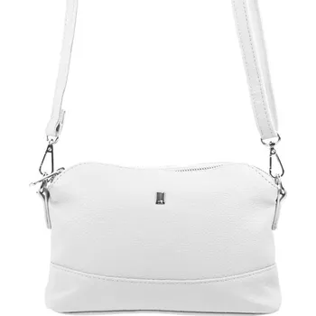 Kabelka BELLA BELLY Bílá malá podlouhlá crossbody dámská kabelka 5413-BB