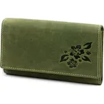 Gregorio Velká dámská kožená peněženka zelená GM196