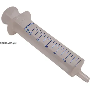 Injekční plastová stříkačka - 10 ml čirá