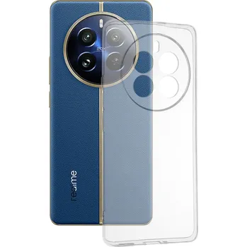 Pouzdro na mobilní telefon Techsuit - čirý silikon - Realme 12 Pro - průhledný