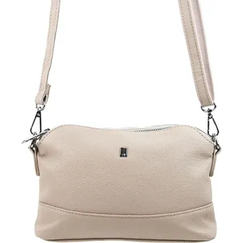 Kabelka BELLA BELLY Béžová malá podlouhlá crossbody dámská kabelka 5413-BB