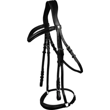 Sport Uzdečka WALDHAUSEN X-Line s hannoverským nánosníkem black FULL