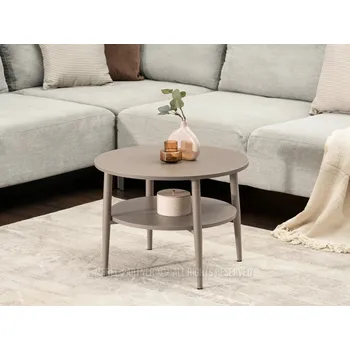 Konferenční stolek Kulatý konferenční stolek 60 TODOR - béžový