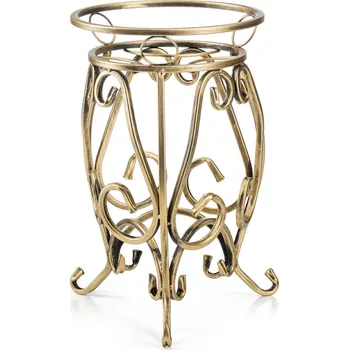 Stojan na květiny STOJAN NA KVĚTINÁČ FIORINA 44,5X31 CM ZLATÁ