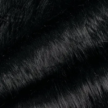 Látka umělá kožešina PREMIUM King černá