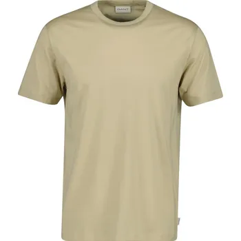 Pánské oblečení TRIČKO GANT PIMA T-SHIRT OAT BEIGE