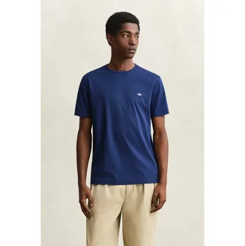 Pánské tričko TRIČKO GANT REG SHIELD SS T-SHIRT RICH NAVY