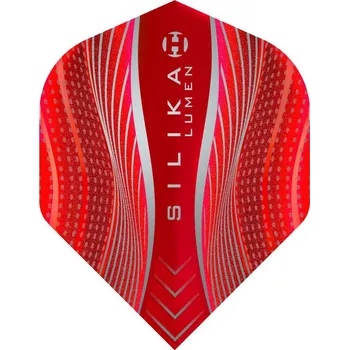 Letky na šipky Harrows Silika Lumen červené, No2, 100 mikronové