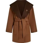 Karl Lagerfeld Přechodný kabát čokoládová / koňaková