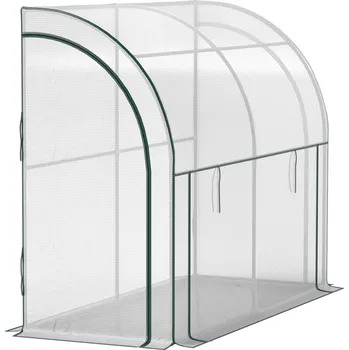 Fóliovník Fóliovník s rolovacími dveřmi 200 x 80 x 157 cm | bílý