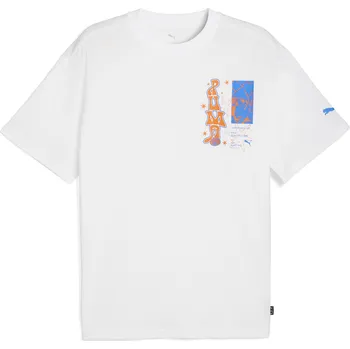 Pánské tričko Pánské triko PUMA JUNIOR VARSITY TEE II 632839-01 PUMA WHITE L