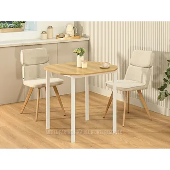 Jídelní stůl Moderní jídelní stůl HENRIK - světlý dub / bílý