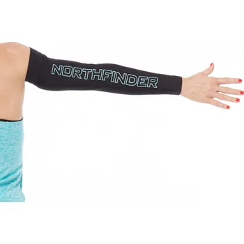 Cyklistické návleky Northfinder Dámské cyklistické rukávníky MYWA, černá, M