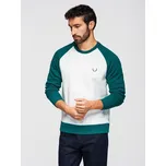 Ombre Pánská mMikina s kontrastními prvky