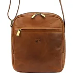 Pánská kožená taška přes rameno Nordee MSD-03 GM07 hnědá