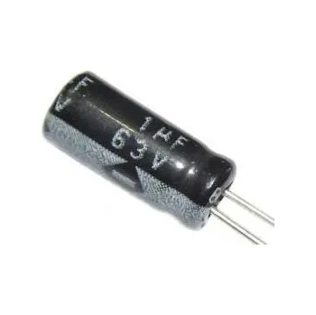 Kondenzátor 1u/63V 105°C 4x7x1,5mm, elektrolyt.kondenzátor radiální