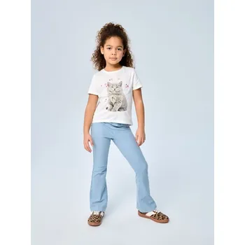 Dívčí oblečení Sinsay - Kalhoty flare - modrá - 779IL-50J - 779IL-50J-140