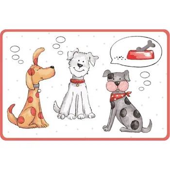 prostírání Toro Plastové prostírání 28,5 x 44 cm Kočka a Pes