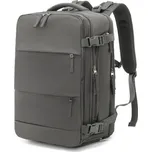 Konofactory Šedý multifunkční batoh do letadla s USB portem