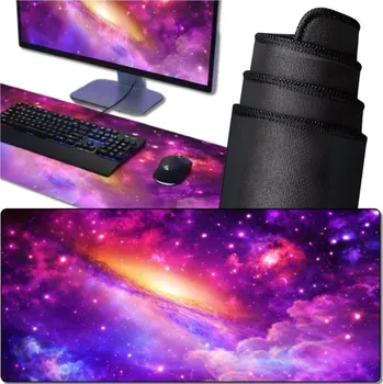 Camerazar Podložka pod myš a klávesnici 90x40 cm pro herní stůl, sky stars