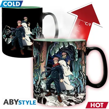 Měnící hrnek Jujutsu Kaisen - Itadori & Sukuna