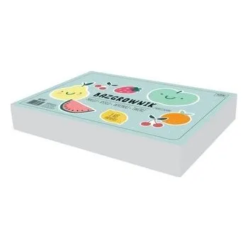 Set školních potřeb Bazgrownik A4 z naklejkami Owocki