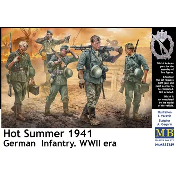 Plastikový model 1/35 Hot Summer 1941, German Infantry (5 fig.)