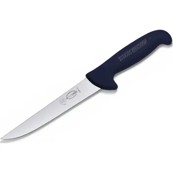 Kuchyňský nůž F. Dick ErgoGrip vykrvovací nůž 18 cm - rovný, černý