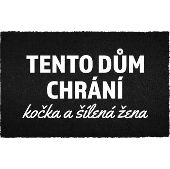 Rohožka Kokosová Rohožka Černá Vstupní Domácí Veselý Dárek Silná Žena