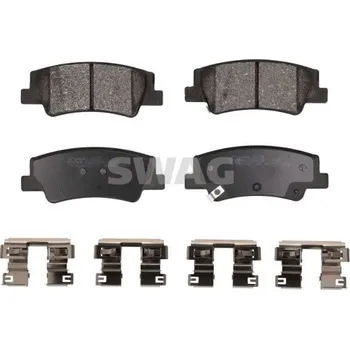 Brzdová destička Sada brzdových destiček, kotoučová brzda SWAG 33 11 0384