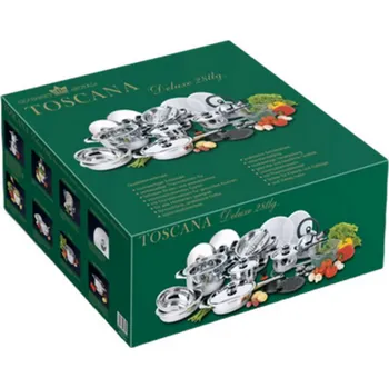 Sada nádobí Nerezová sada nádobí Gourmet Royal TOSCANA - 28 dílů