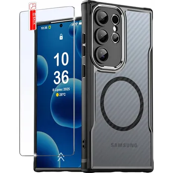 Pouzdro na mobilní telefon Zadní Kryt KrainaGSM pro Samsung Galaxy S25 Ultra, černý