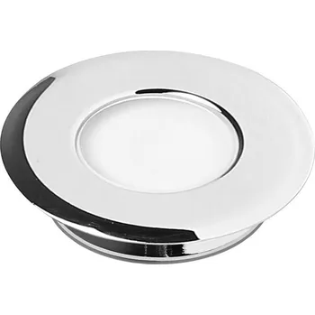 Noční světlo Linea Light C00477CHWXF Vissa_R, zápustné svítidlo do podlahy, 0,7W LED 3000K, chrom, prům.3,5cm