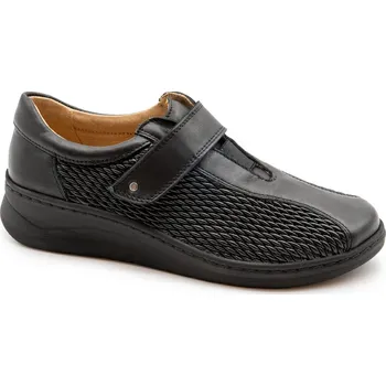 Dámská zdravotní obuv Polobotka na suchý zip 428 Barva: Černá, Velikost EU: 36